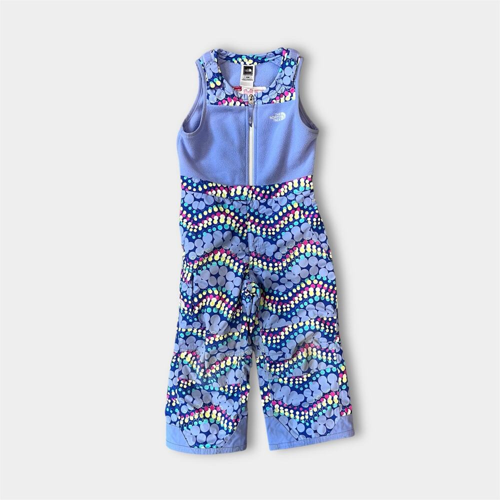 The North Face Kids Blue Patterned Jumpsuit